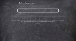 Desktop Screenshot of businesdirectory.co.uk